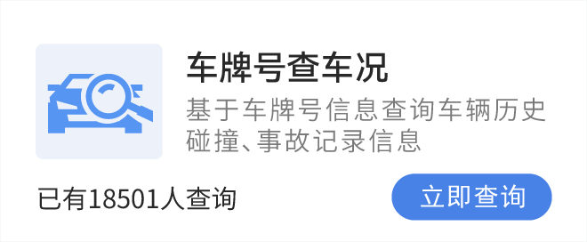 车牌号查询车况，基于车牌号查询车辆历史碰撞、事故记录等车况信息。